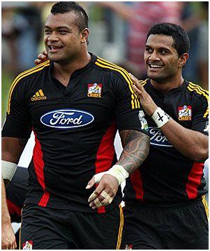 Sione Luaki playing for Chiefs