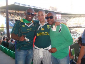 Springbok Supporters Colourful