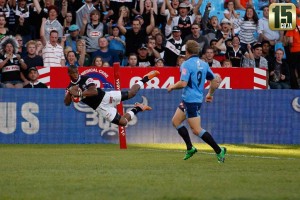 Sibusiso Sithole try caught on camera by Andrew Schoeman/Rugby15