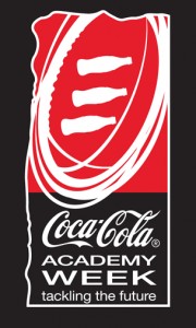 Coca-Cola u18 Academy Week logo
