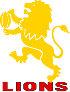 Golden Lions rugby logo