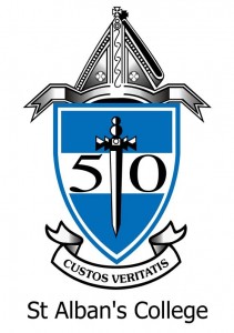 St Albans College emblem logo crest skoolwapen