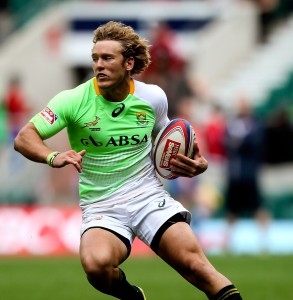LONDON, ENGLAND - MAY 10: Werner Kok of South Africa in action during the Marriott London Sevens match between Scotland and South Africa at Twickenham Stadium on May 10, 2014 in London, England. (Photo by Ben Hoskins/Getty Images/Gallo Images)