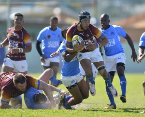 CAPE TOWN, SOUTH AFRICA - SEPTEMBER 10: Stewart Jacobs of Tygerberg during the Gold Cup match between Tygerberg and Progress Uitenhage at Florida Park on September 10, 2017 in Cape Town, South Africa. (Photo by Ashley Vlotman/Gallo Images)