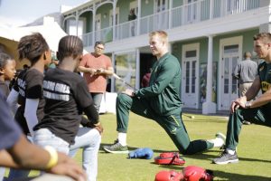Springbok Pieter-Steph du Toit at the Laureus and Springbok activation h...