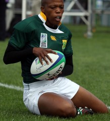 Zandile Nojoko of Woman Springboks