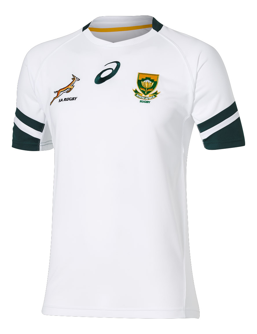 Springboks to take on Ireland in the White ASICS Away Jersey | 15.co.za ...